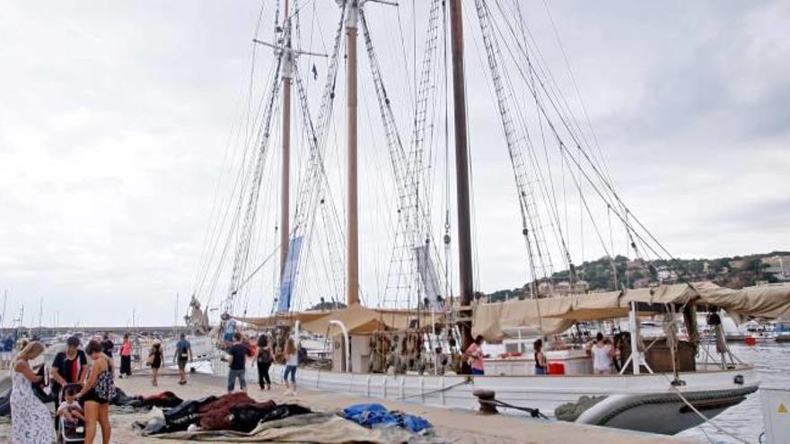 Sant Feliu de Guíxols Visita del pailebot Santa Eulàlia