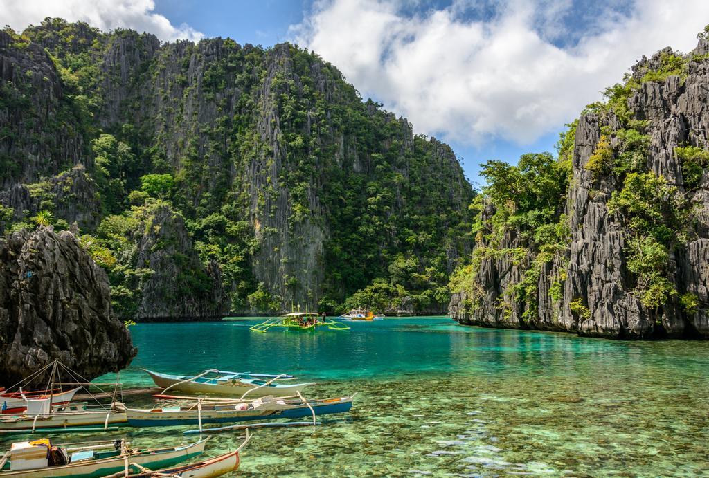 Laguna de Coron, Palawan, Filipinas.