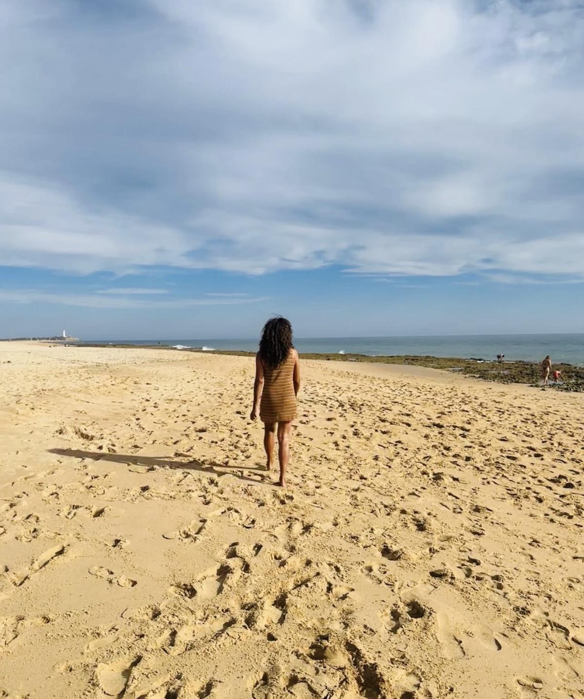 Rosario Flores siempre ha sido amante de la playa