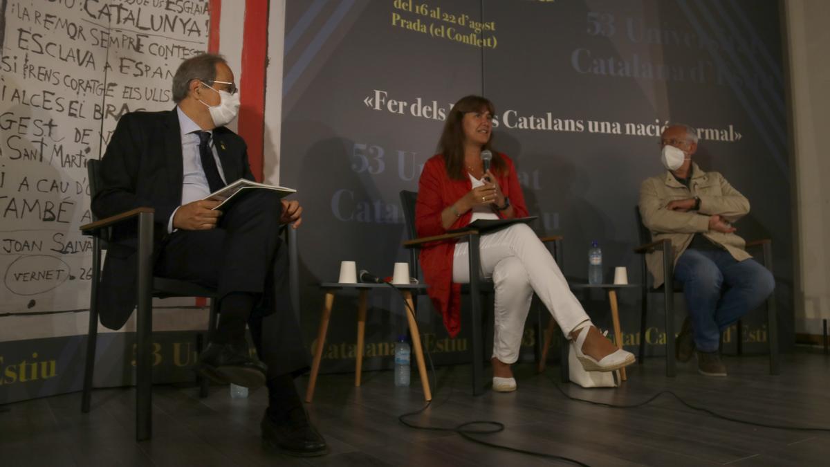 Laura Borràs i Quim Torra