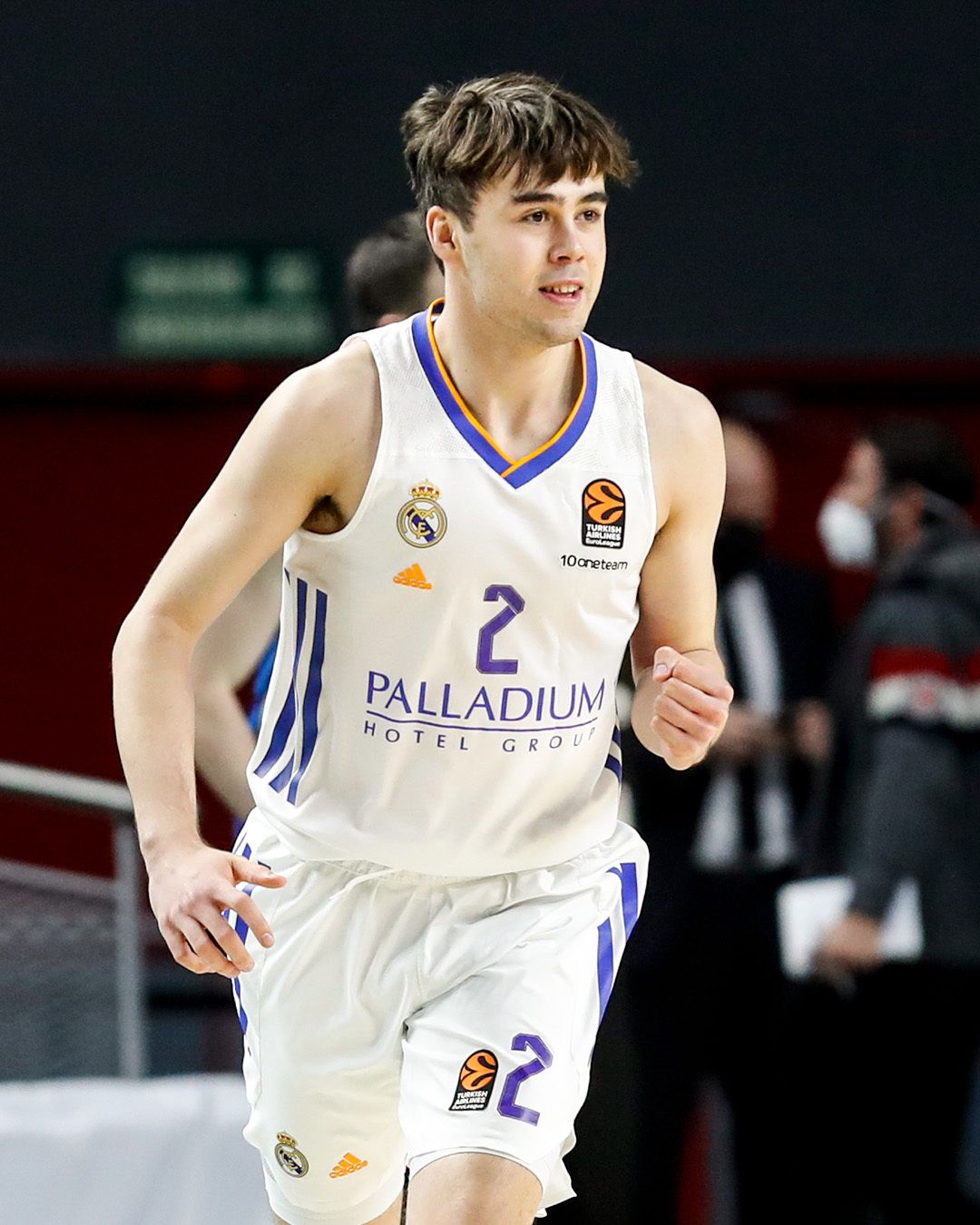 Juan Núñez, con la camiseta del Real Madrid.