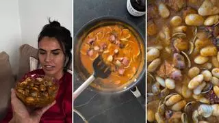 Indignación en redes sociales por la supuesta fabada asturiana que Kiko Jiménez cocinó a su novia, Sofía Suescun: "Con pulpo... Eso no es típico de aquí"