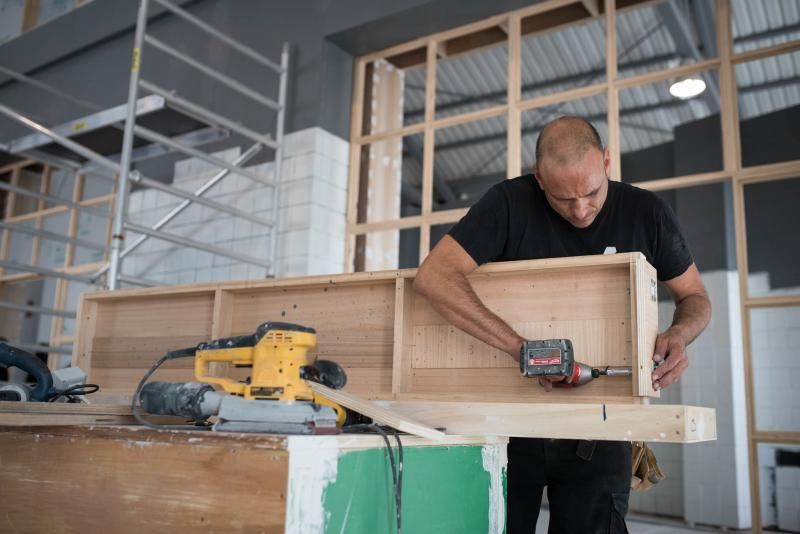 El taller de Ópera de Tenerife que están realizando el decorado de Lucrecia Borgia  | 11/02/2020 | Fotógrafo: Carsten W. Lauritsen