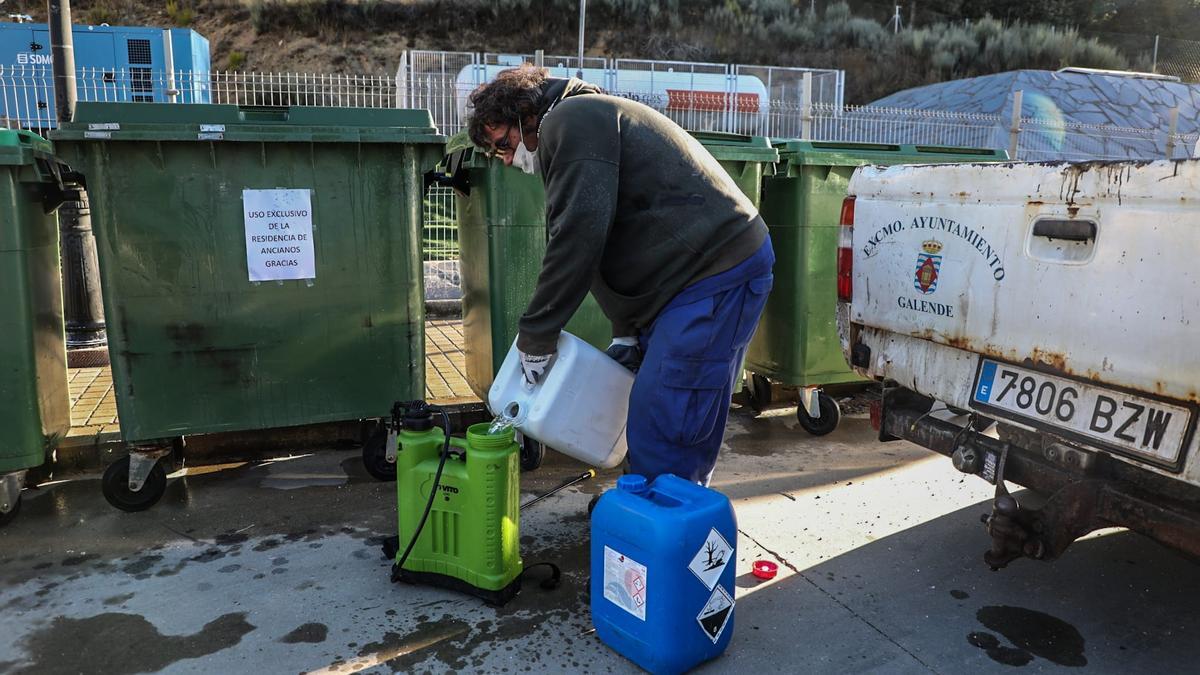 Tareas de desinfección