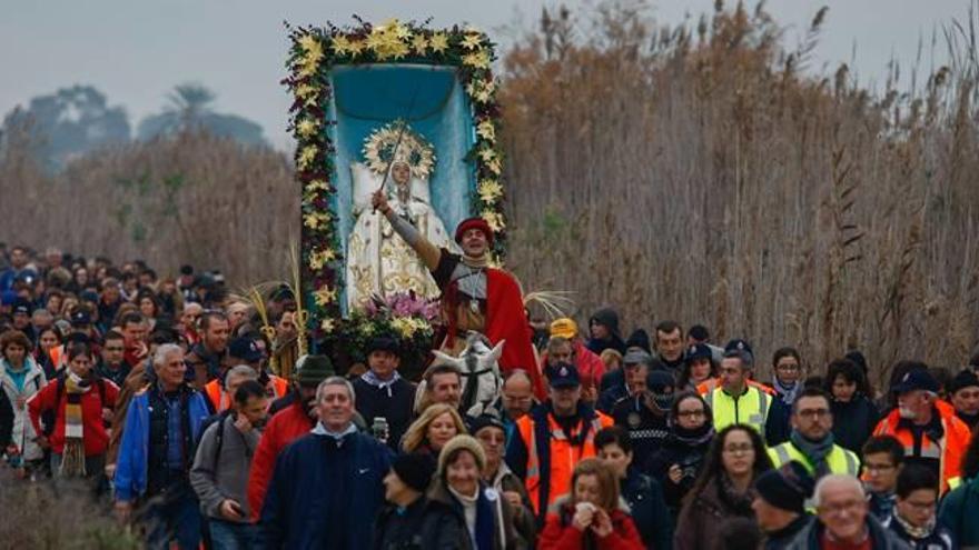 Celebración de la Venida de la Virgen del pasado año.