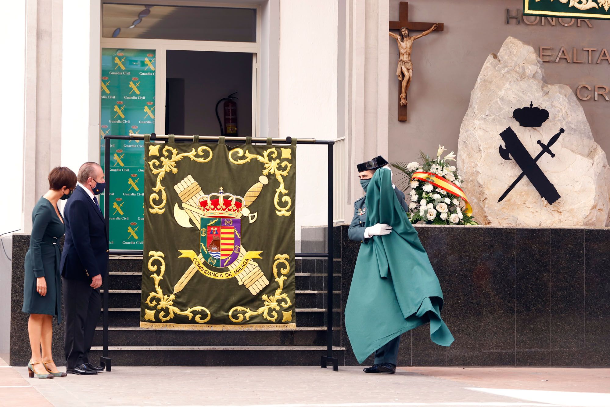 Celebración de la patrona de la Guardia Civil en la Comandancia de Málaga