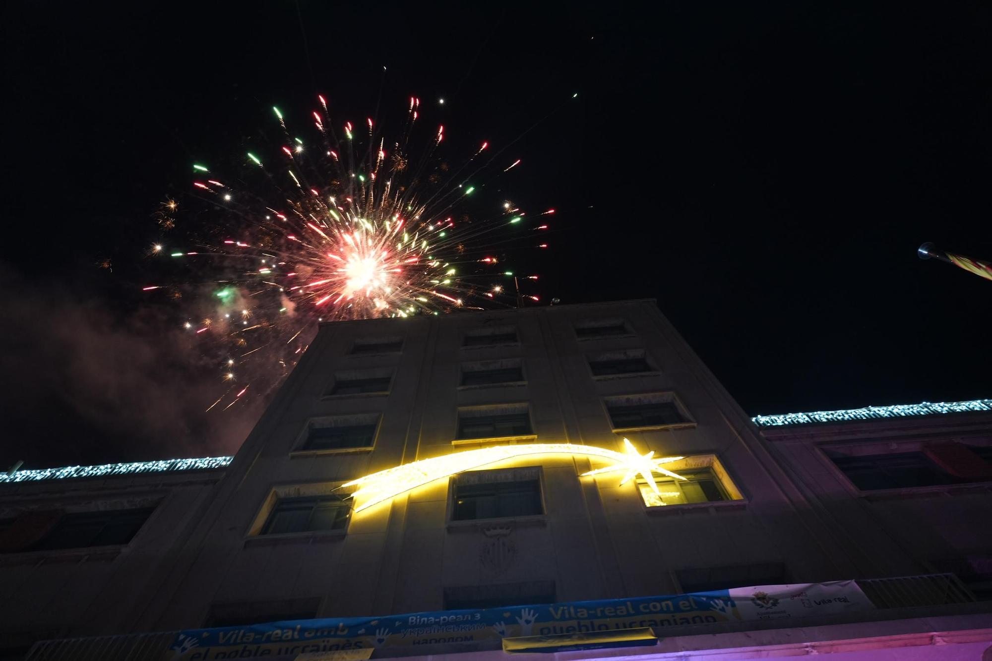 Las imágenes de la fiesta de la 'encesa' de las luces navideñas en Vila-real