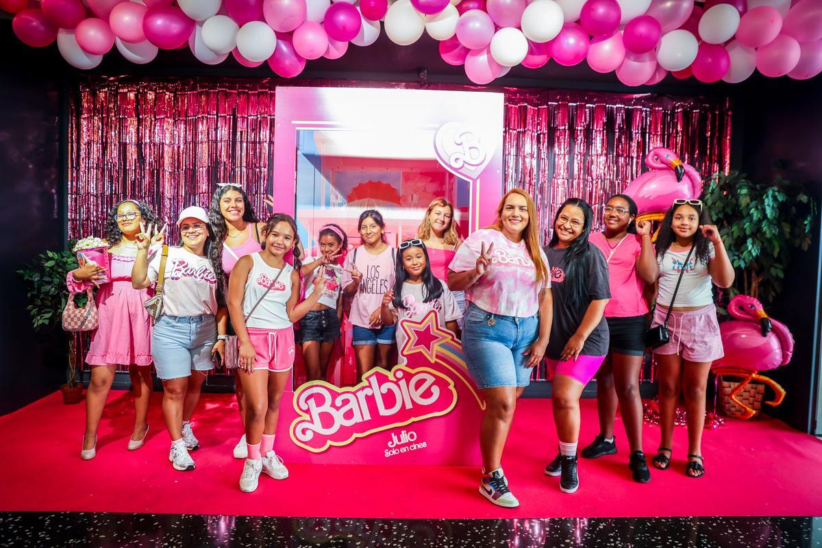 Estreno de 'Barbie': el público se viste de rosa