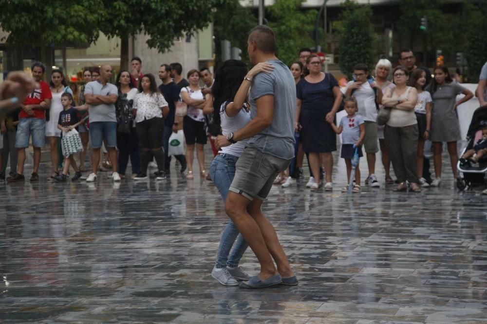 Taller de salsa en la Feria de Murcia