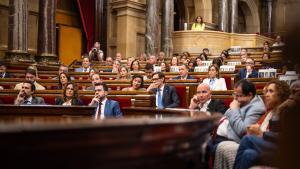 Los diputados del Parlament en el hemiciclo.