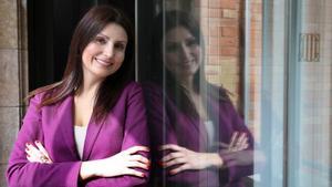 Lorena Roldán del PP en el Parlament .