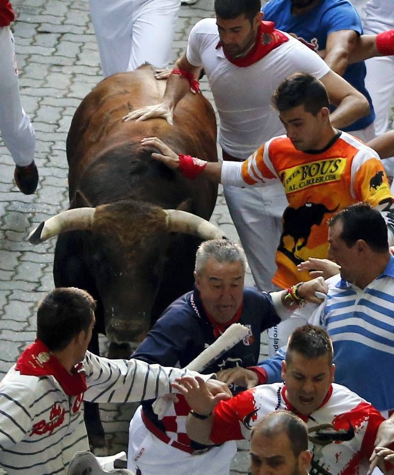 Encierro del cuarto día de las fiestas