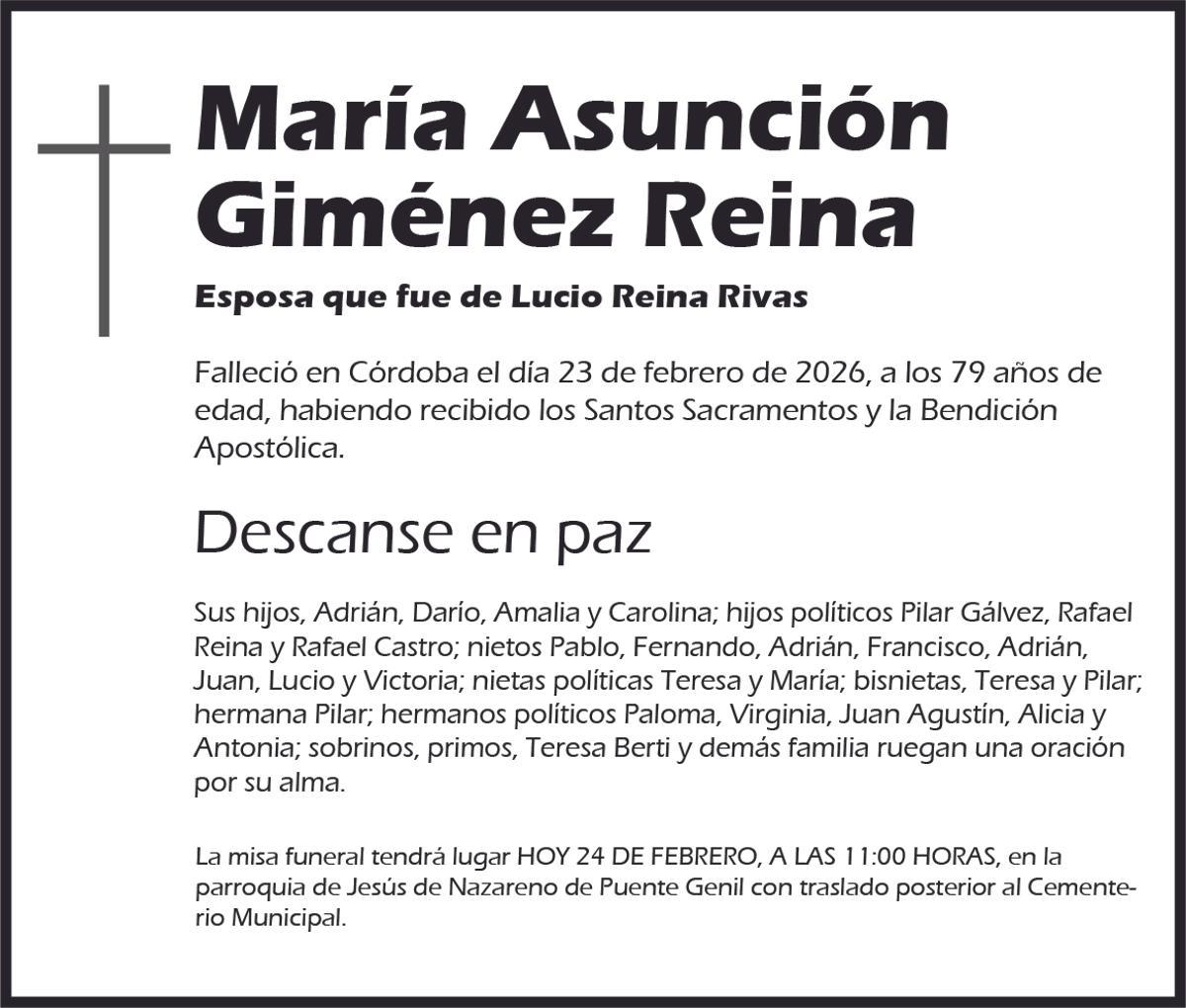 María Asunción Giménez Reina