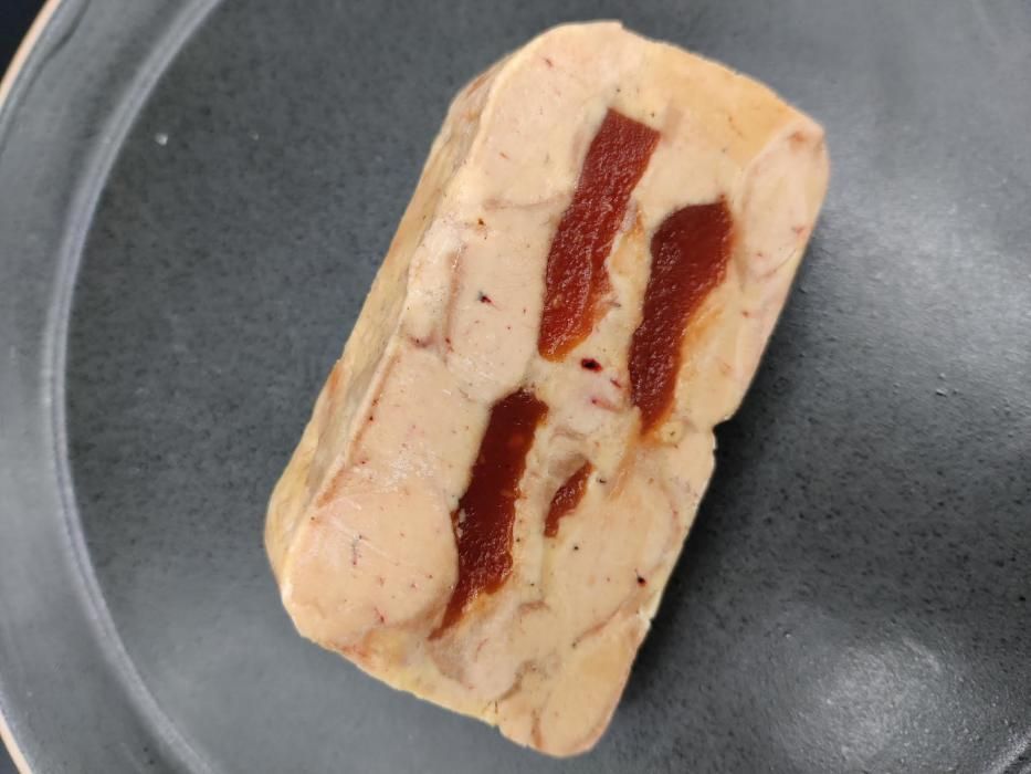 Terrina de foie Mi-cuit elaborada per alumnes de l''Escola d''Hostaleria de Figueres.