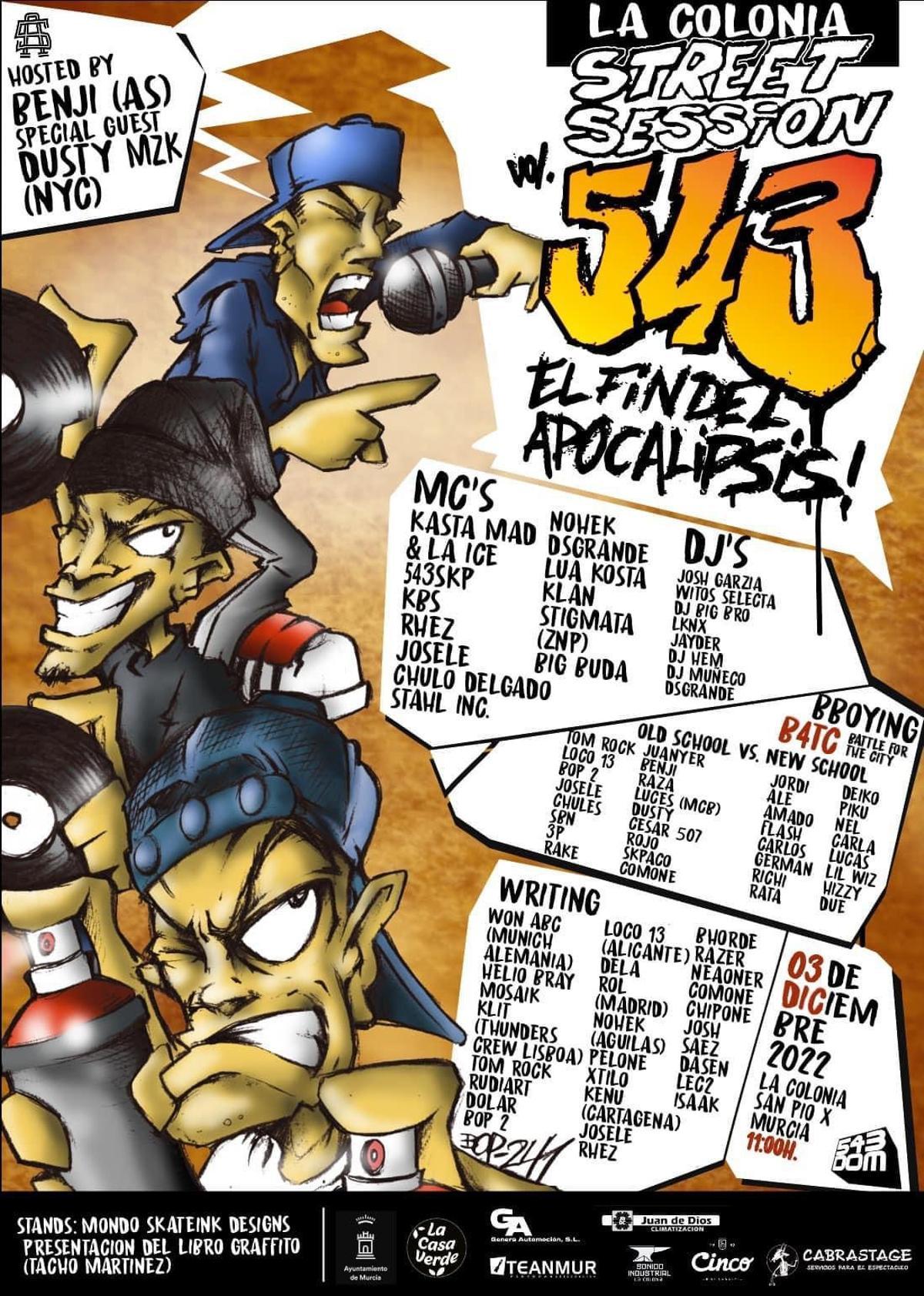 Cartel de la Street Session.