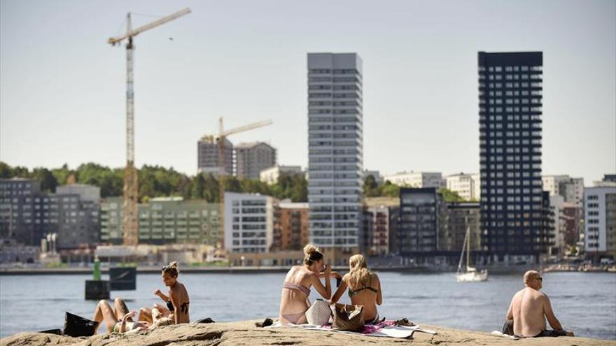 Una ola de calor arrasa en el norte de Europa