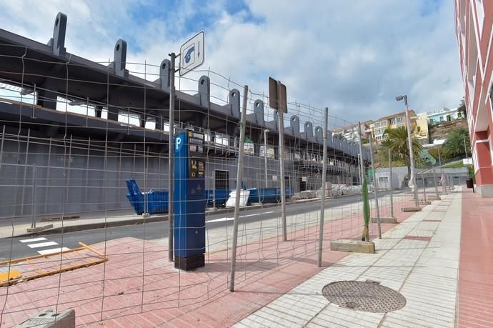 03-04-2020 LAS PALMAS DE GRAN CANARIA. Obras paradas en el antiguo Estadio Insular. Fotógrafo: Andrés Cruz  | 03/04/2020 | Fotógrafo: Andrés Cruz