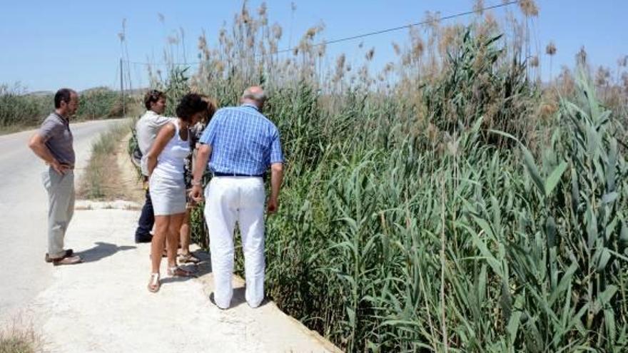 Visita técnica del Consell a Pinoso por los vertidos del Rodriguillo