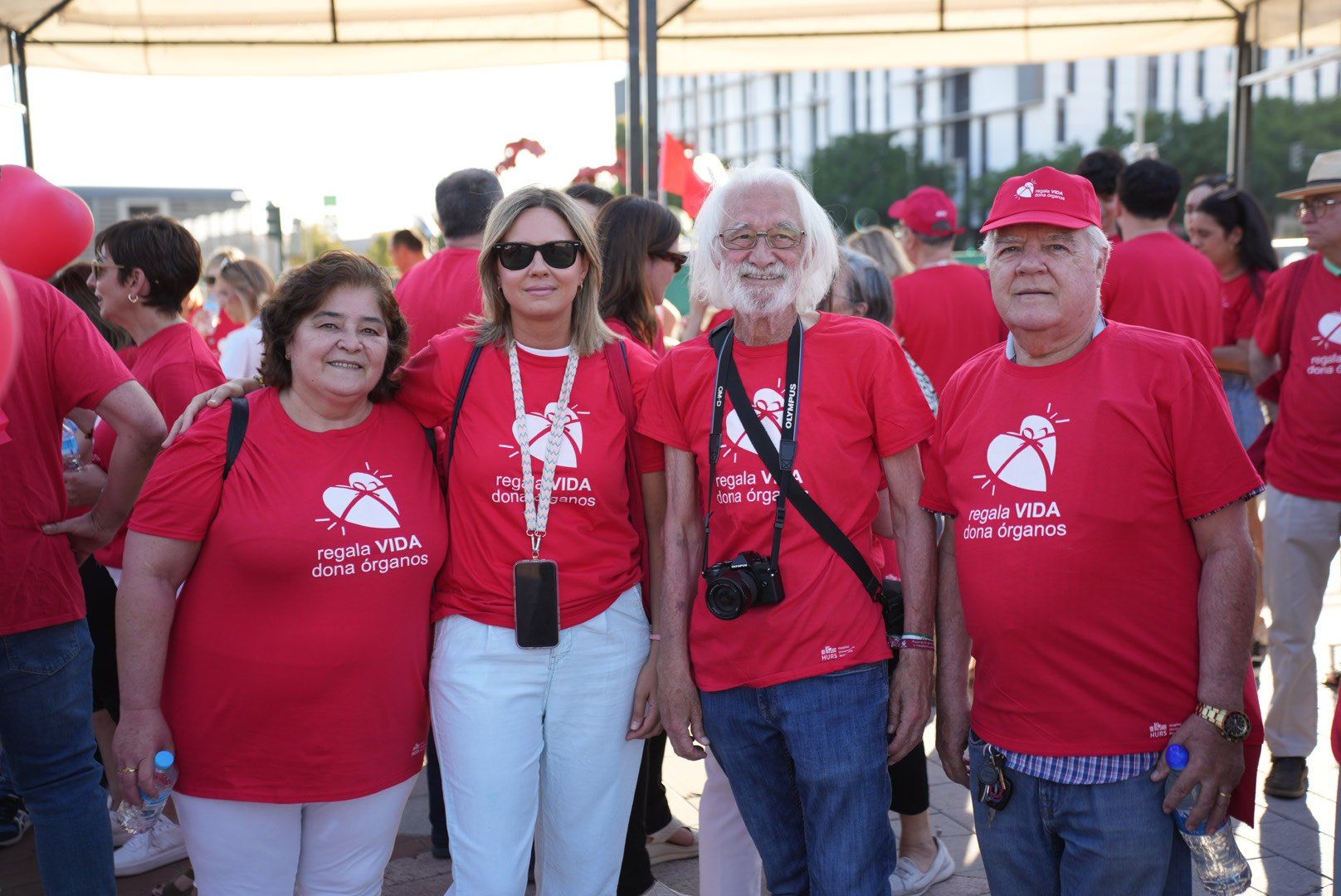 La marcha por la donación de órganos, en imágenes