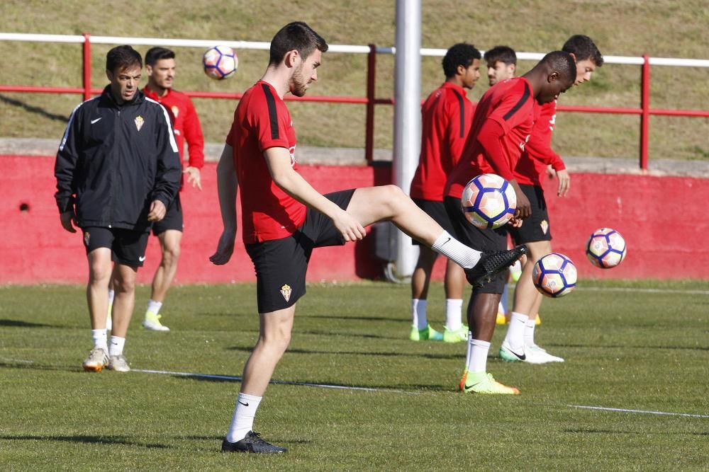 Entrenamiento del Sporting