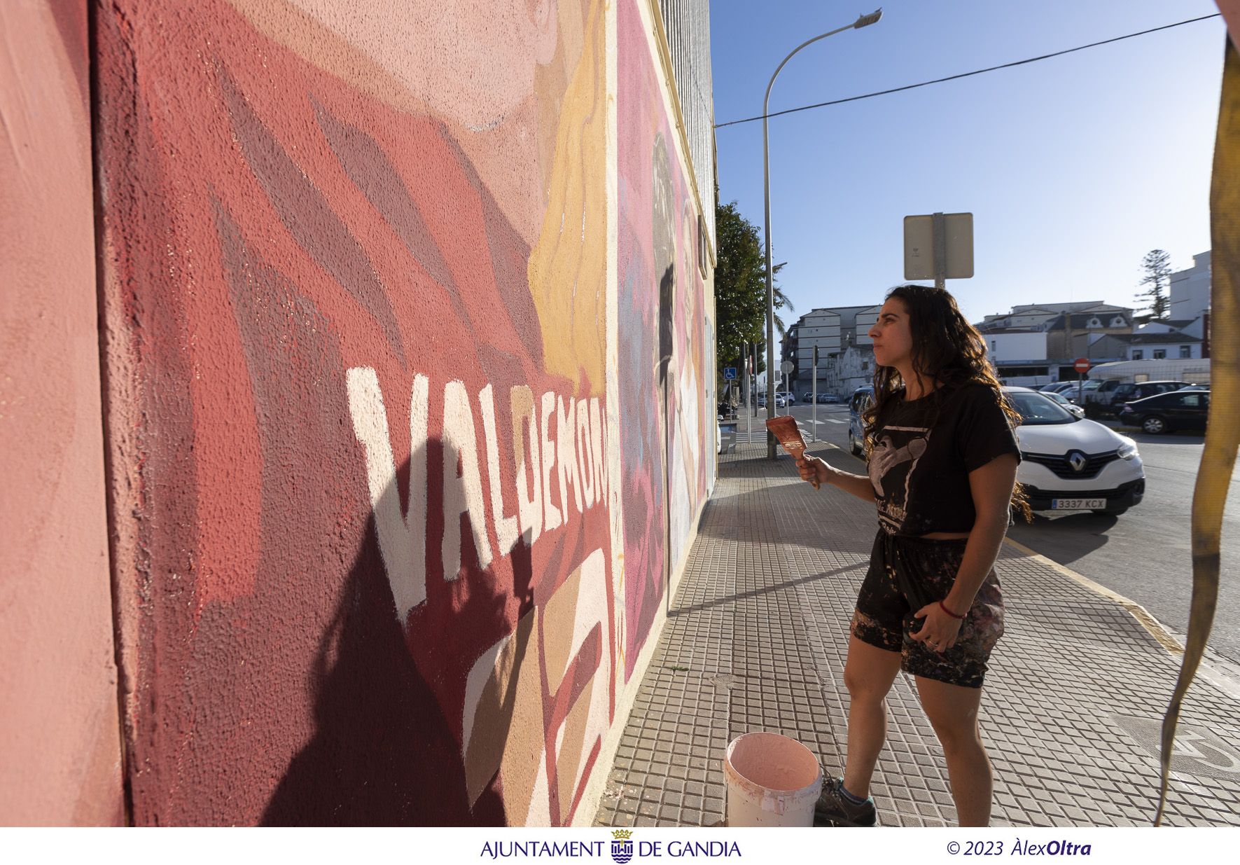 El último mural de Gandia, para las mujeres deportistas