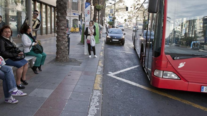 Un autobús en Alicante