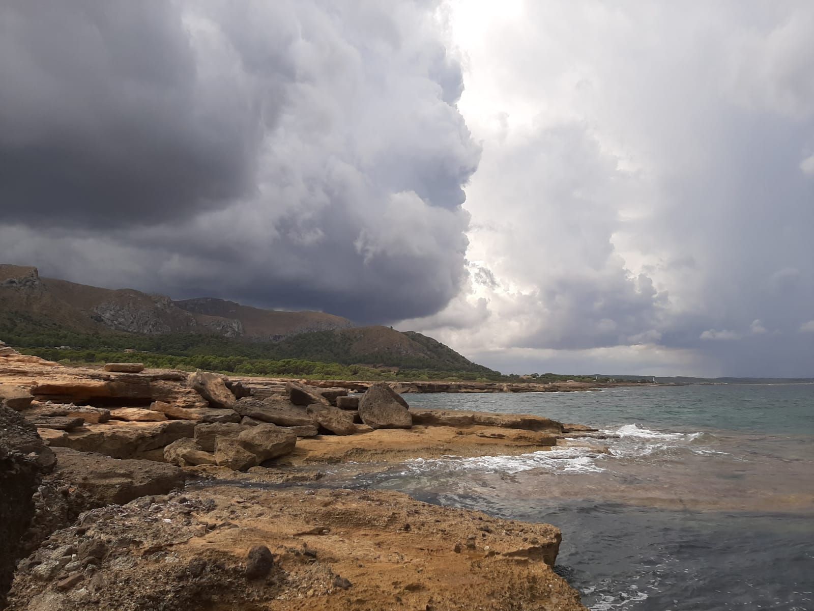 Unwetter über Mallorca