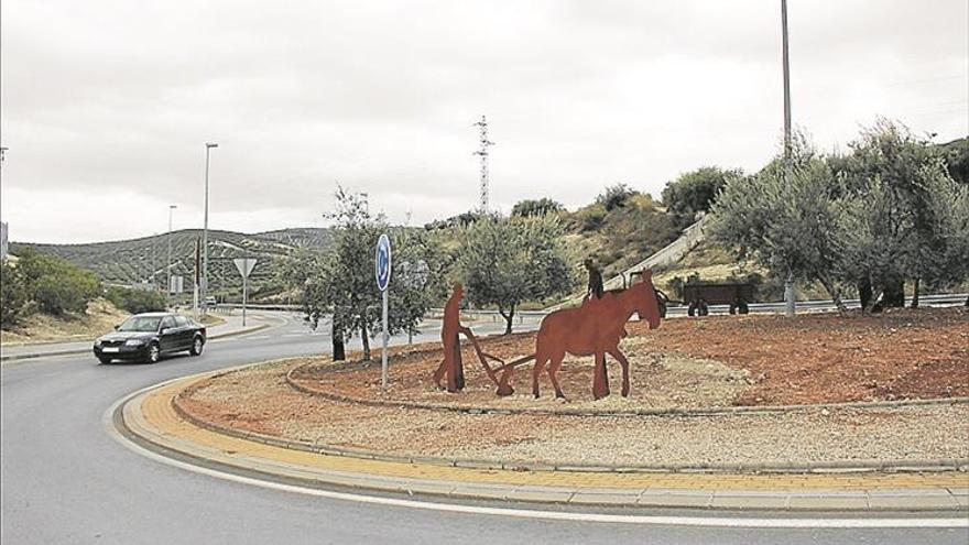 Instalan un conjunto escultural en la avenida del Título de Ciudad