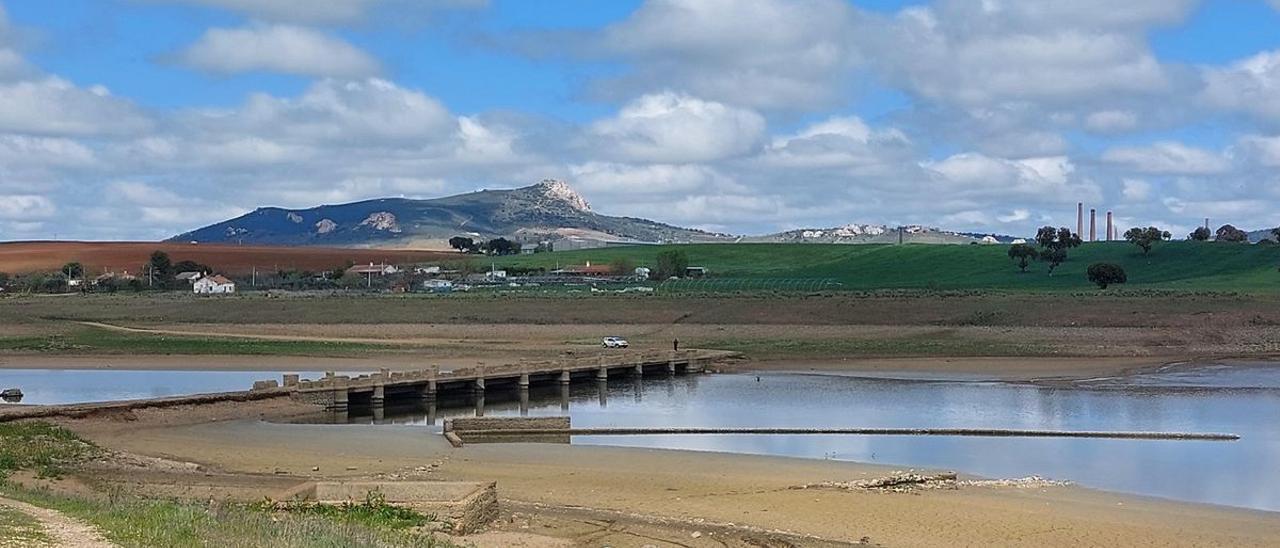 Embalse de Sierra Boyera, que se encuentra en niveles de alarma.