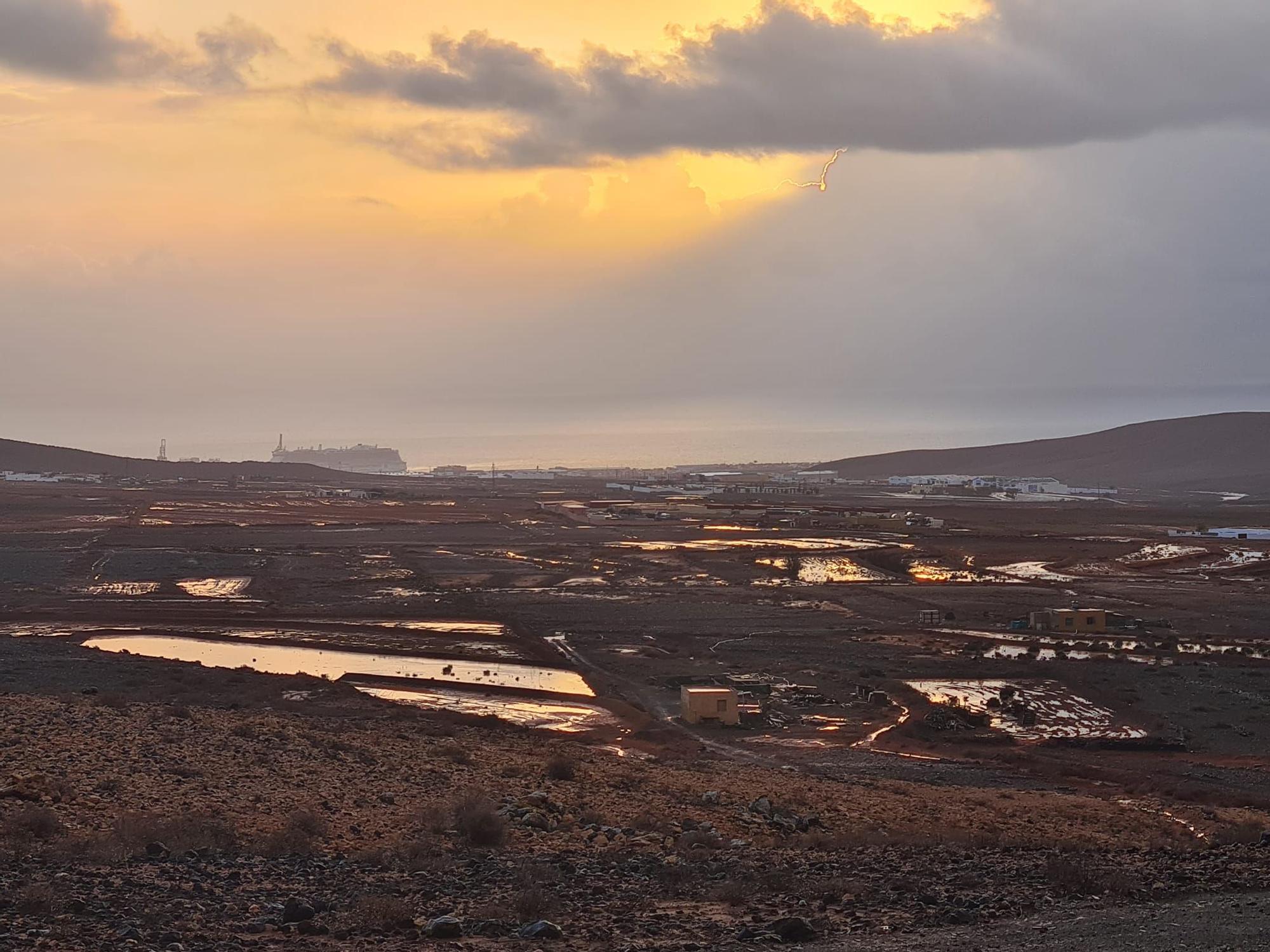 Lluvia en Fuerteventura (27/01/22)