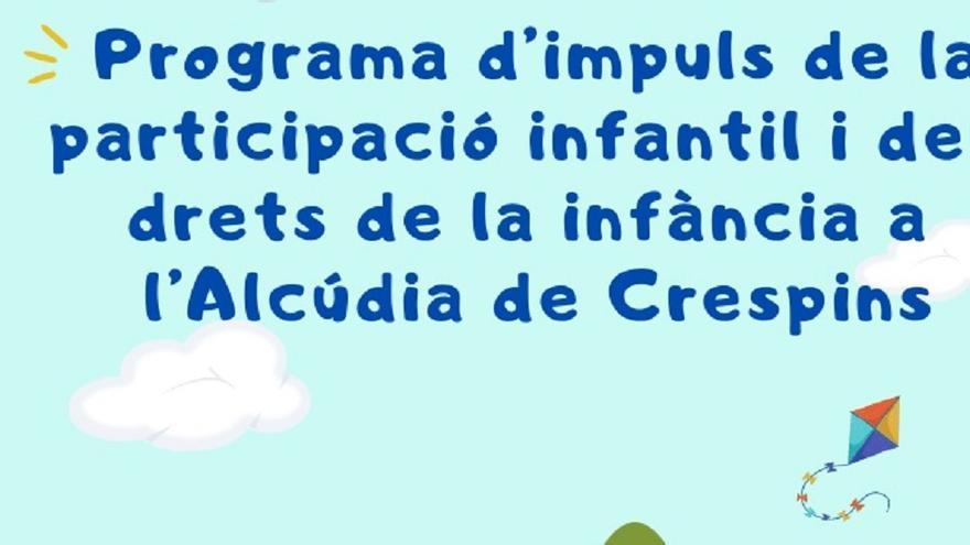 L&#039;Alcúdia de Crespins activa un programa para impulsar la participación y los derechos de la infancia