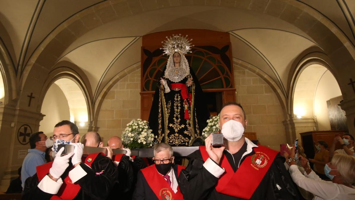 La Soledad Marinera ya descansa en la Santa Faz