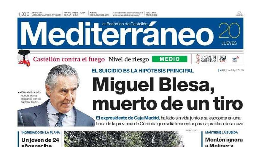 La portada del día.