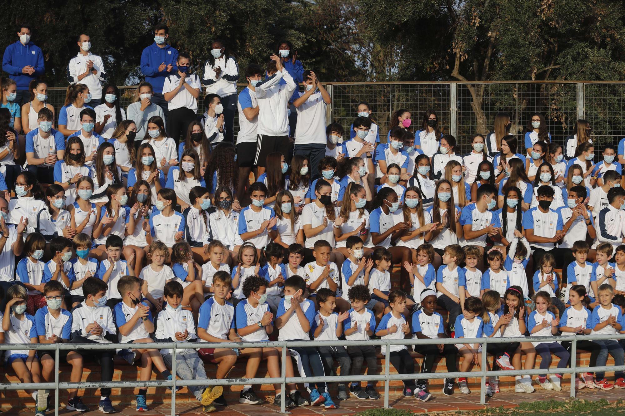 Presentación  de la escuela del Valencia Club Atletismo