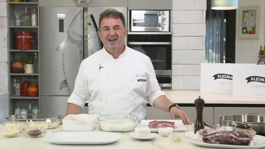 Martín Berasategui convierte la presa ibérica en un rebozado de lujo con dos trucos fáciles