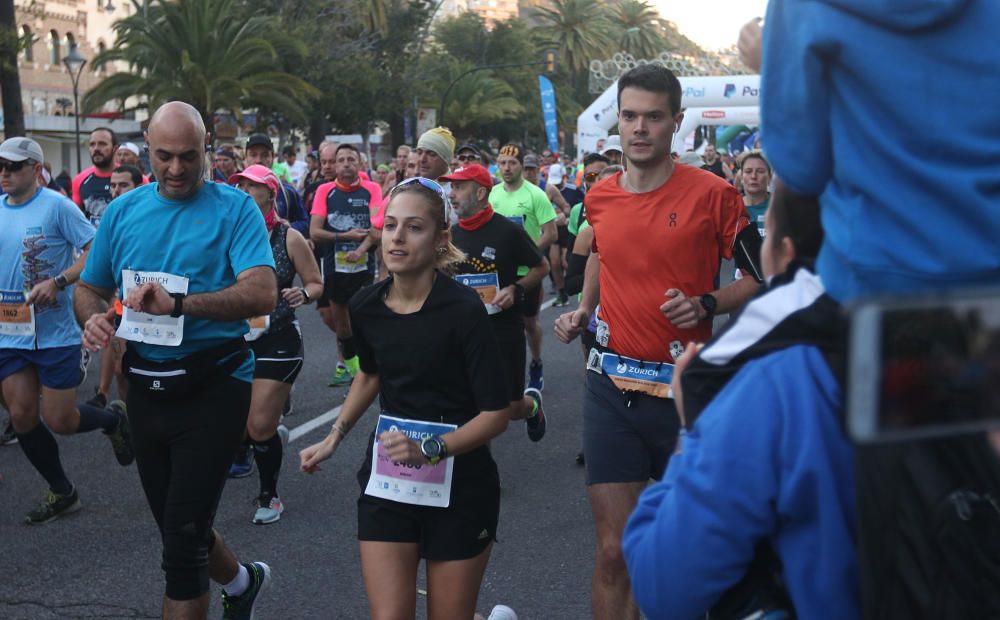 Las mejores imágenes de la Maratón de Málaga 2018