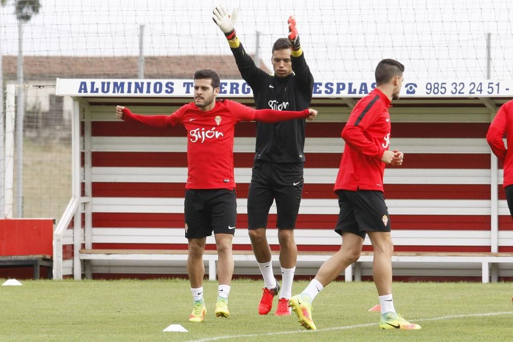 Entrenamiento del Sporting