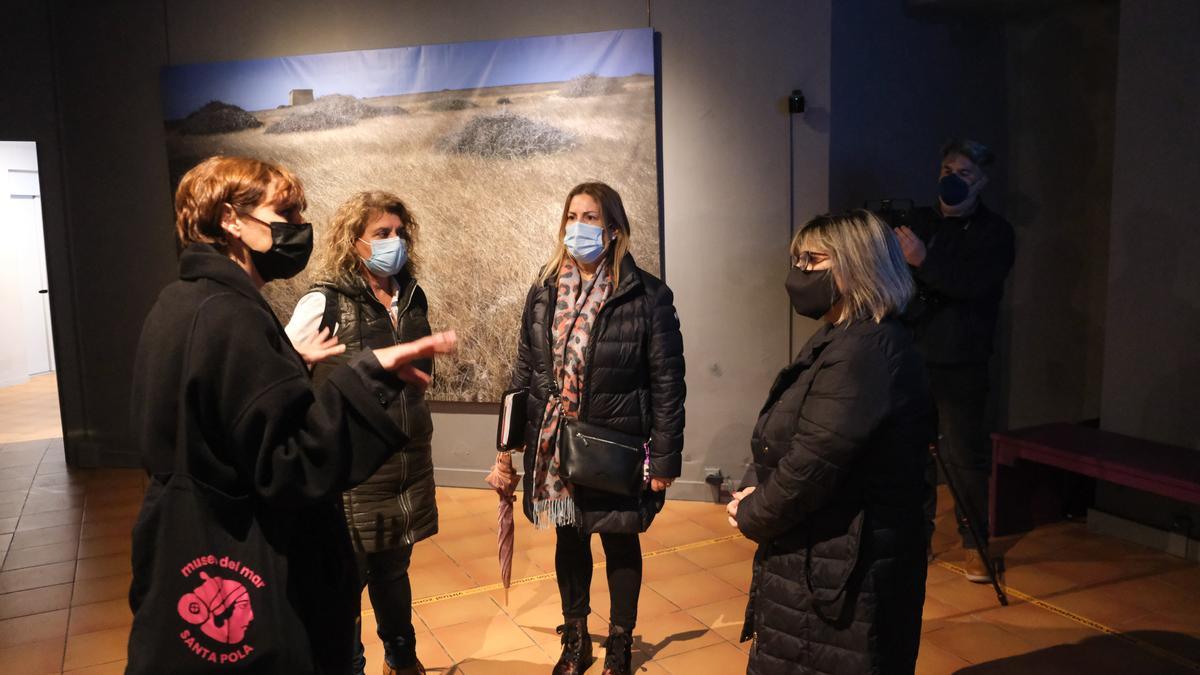 Un momento de la presentación virtual en el Museo del Mar de Santa Pola