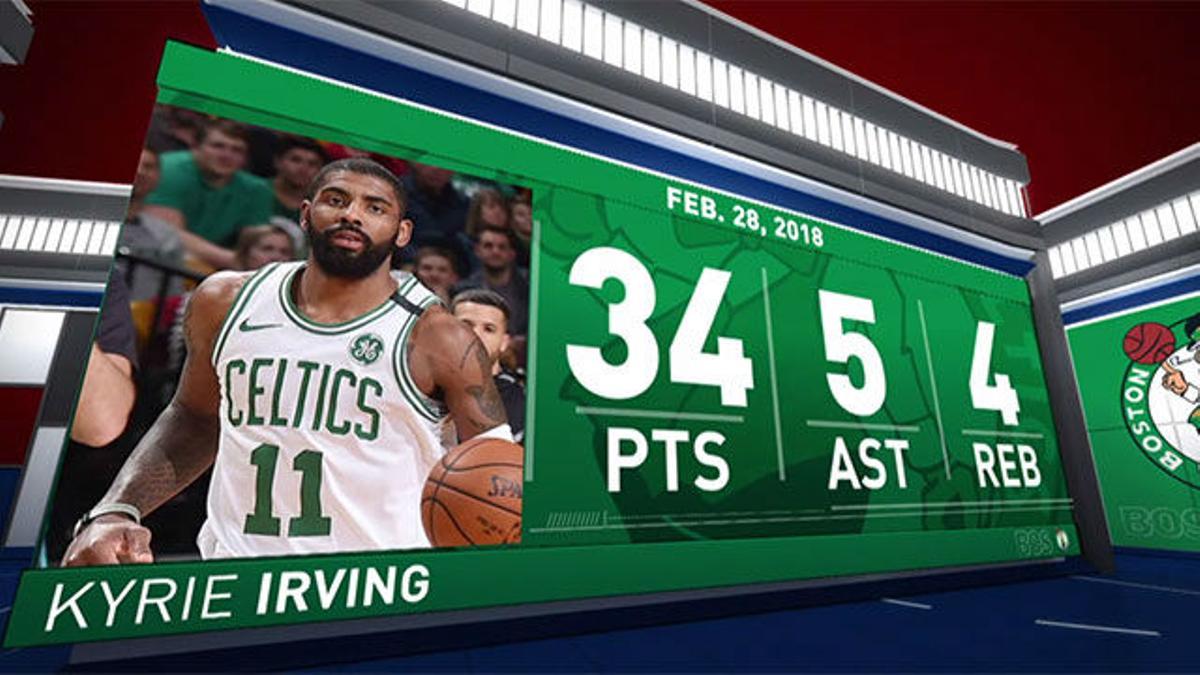 NBA VIDEO | El gran partido de Kirving con los Celtics