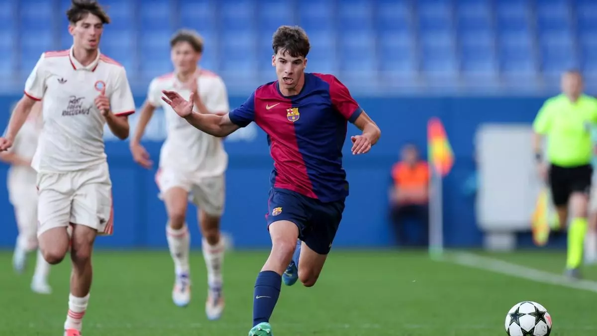 El Bar?a se asegura la columna vertebral del juvenil campe車n con Belletti