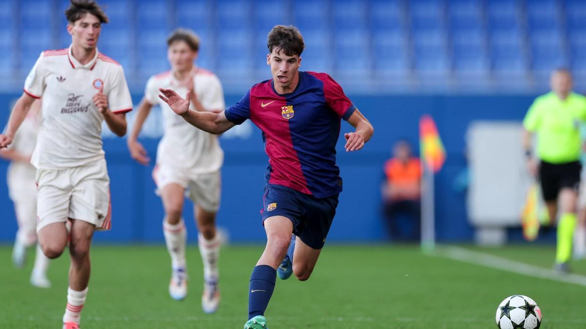 Jofre Torrents completó un partidazo contra el Bayern