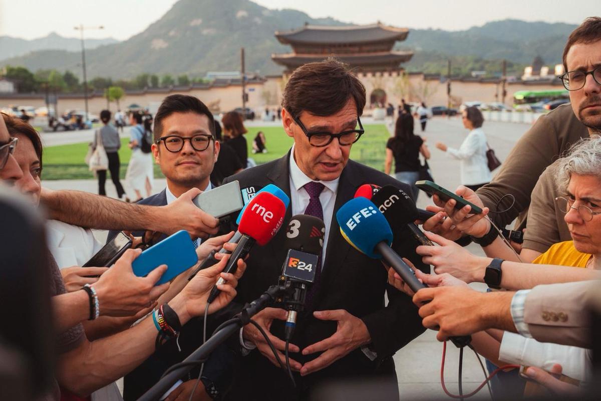 El president de la Generalitat, Salvador Illa, en Seúl El president de la Generalitat, Salvador Illa, en Seúl