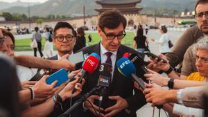 El president de la Generalitat, Salvador Illa, en Seúl