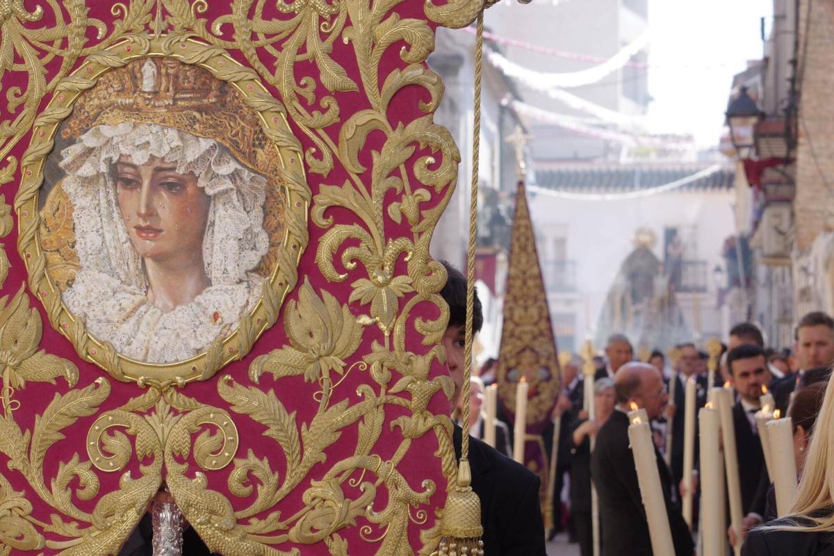 Procesión de la Virgen de la Trinidad Coronada, en imágenes