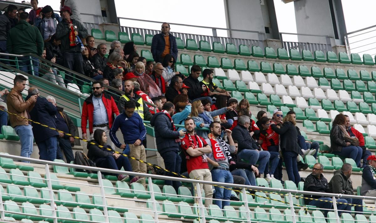 La afición cordobesista en el partido contra el Mallorca