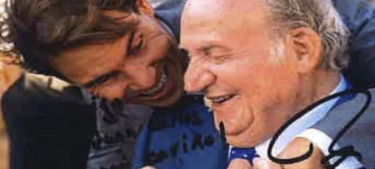 Nadal le dedicó una fotografía del día de su boda