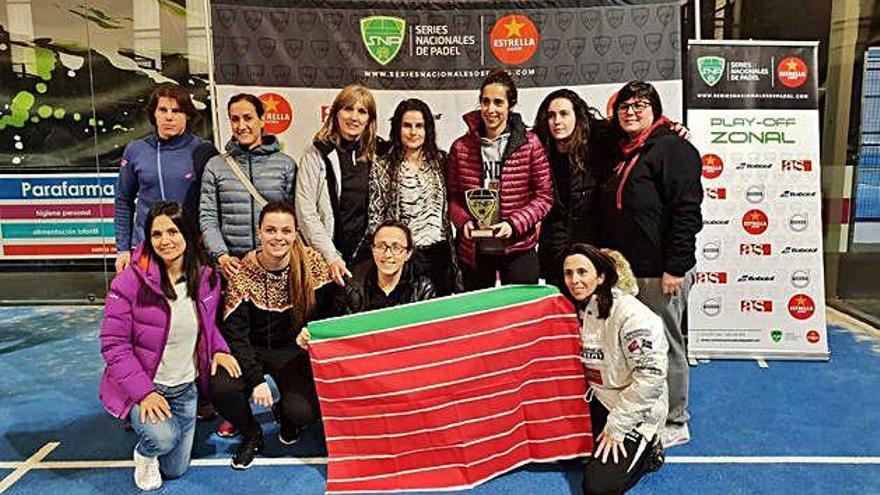 Las subcampeonas de Pádel Duero en Series Nacionales.