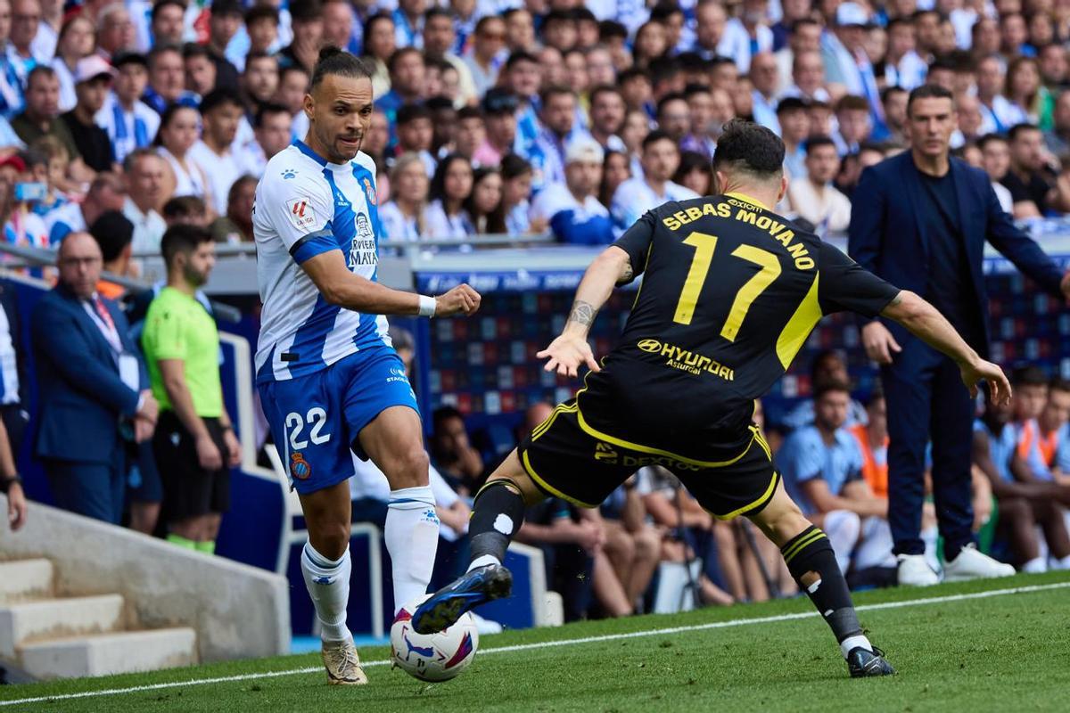 RCD Espanyol - Real Oviedo, final por el ascenso a Primera, en imágenes.