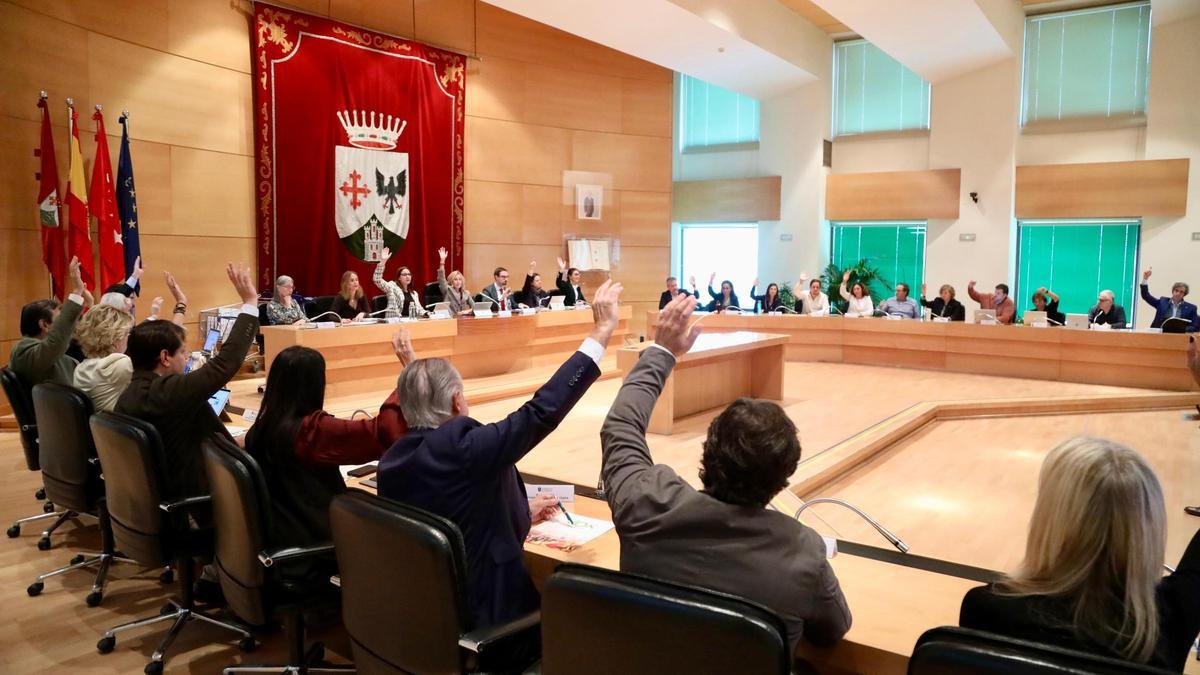Pleno en el Ayuntamiento de Alcobendas