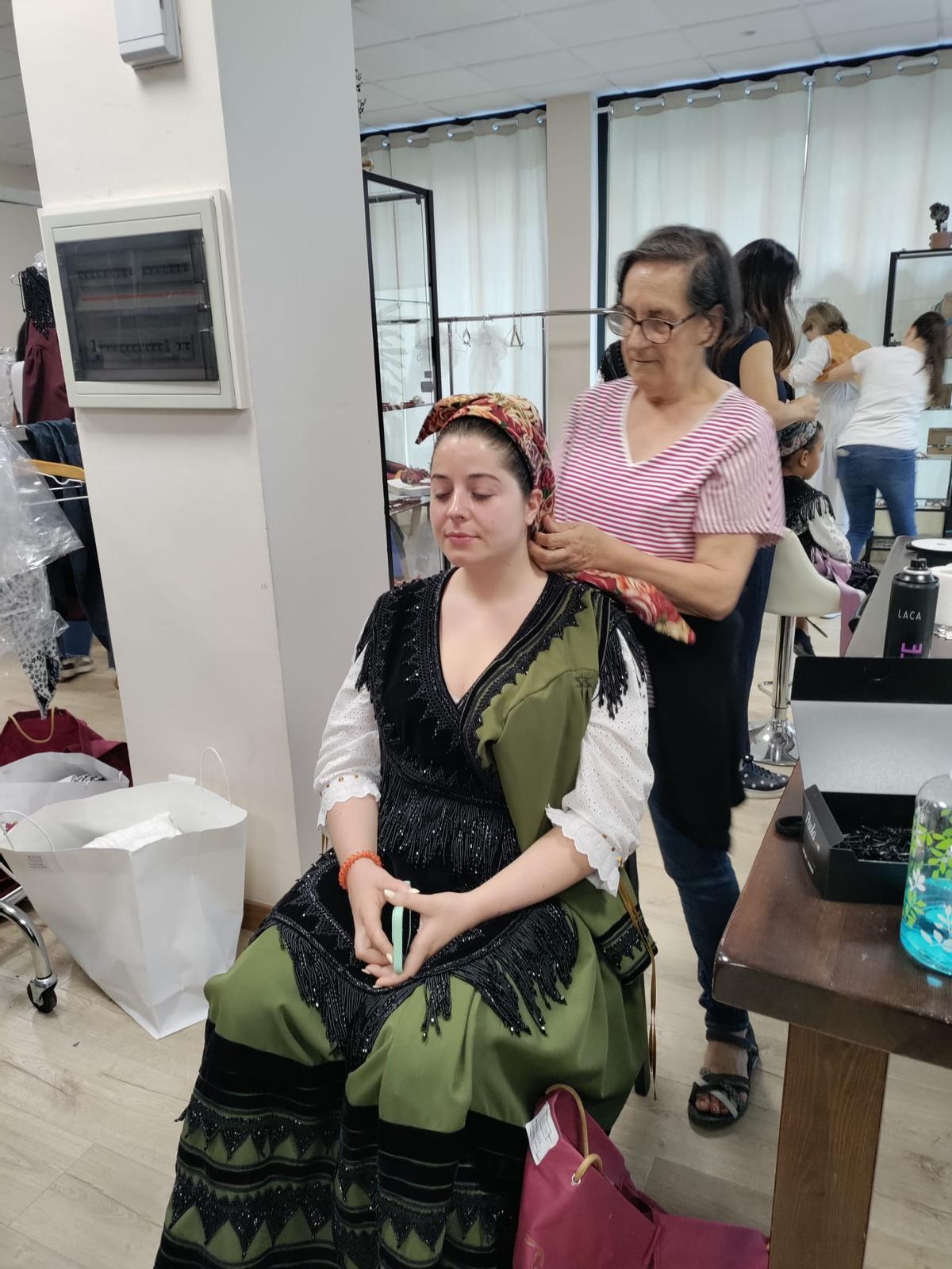El ritual del traje de aldeana